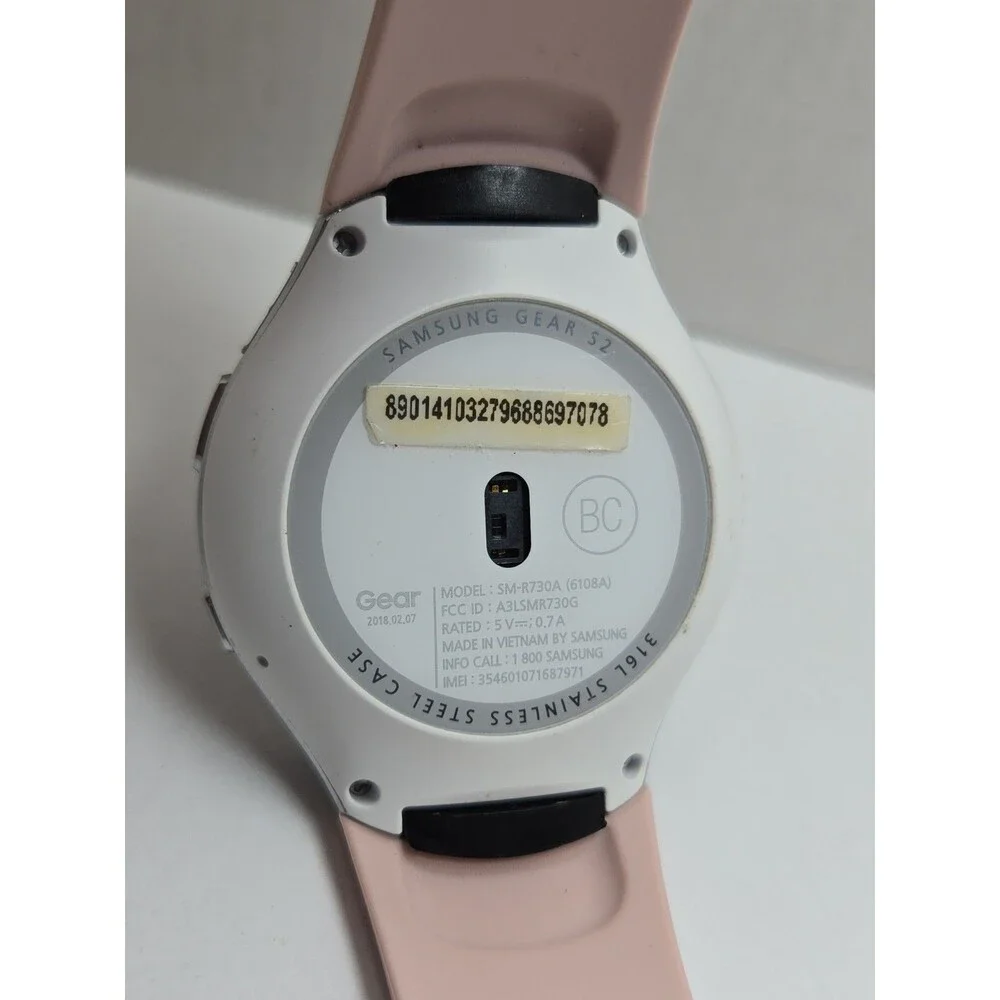 Samsung Gear S2 SM R730A 3G GPS Heart Rate Smartwatch Tested Working USA - Read